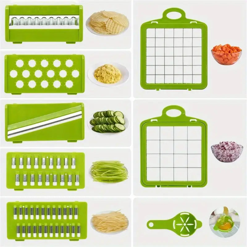 Hachoir et trancheur de légumes multifonctionnel