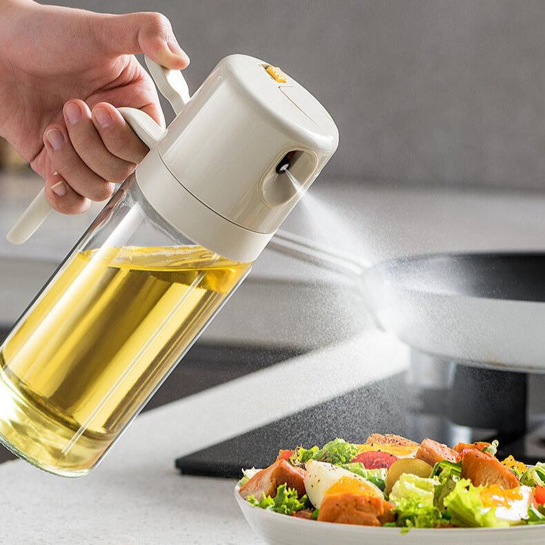 Spruzzatore e Dispenser per Olio 2-in-1 Rivisitato.