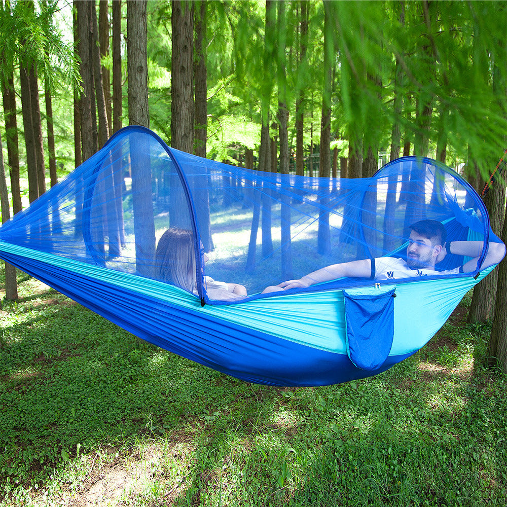 Hamac de camping portable avec moustiquaire