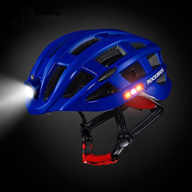 Casco da ciclismo MTB con luce ricaricabile USB