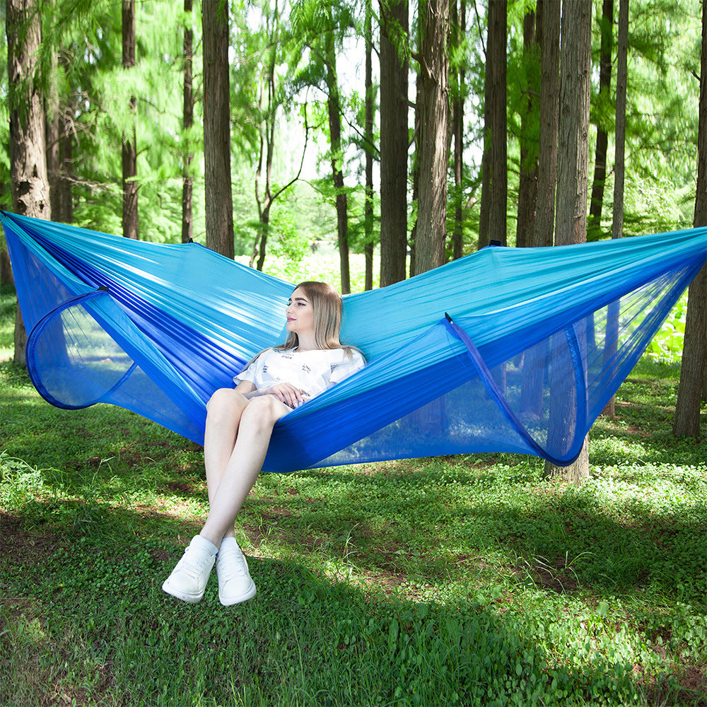 Hamac de camping portable avec moustiquaire