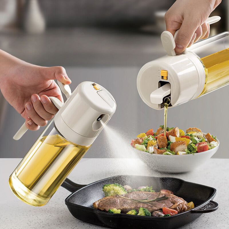 Spruzzatore e Dispenser per Olio 2-in-1 Rivisitato.