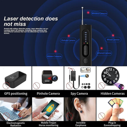 Rilevatore Portatile Nascosto di Telecamere e GPS
