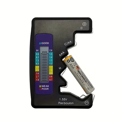 Tester universale per batterie digitali con display LCD