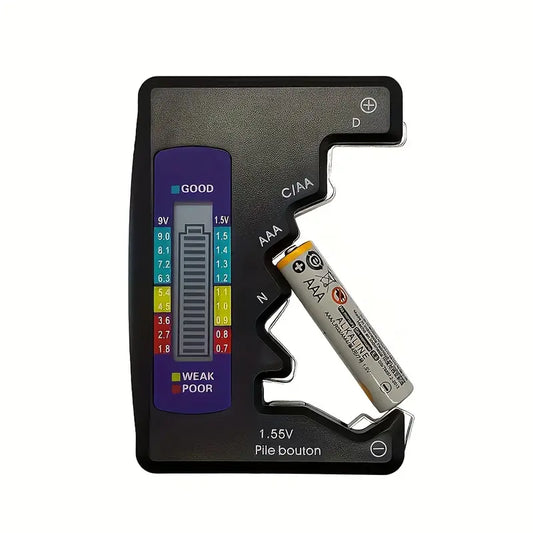 Tester universale per batterie digitali con display LCD