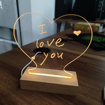 LED-Acryl-Nachrichtentafel mit USB-Stromversorgung