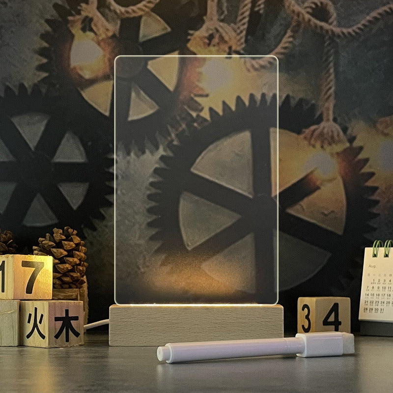 LED-Acryl-Nachrichtentafel mit USB-Stromversorgung