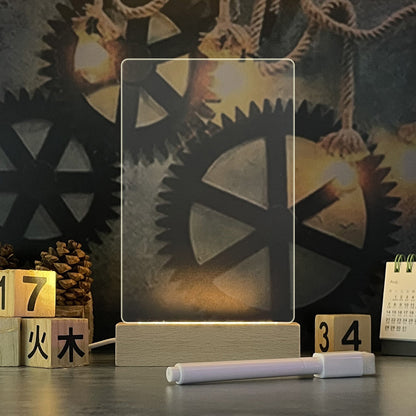 LED-Acryl-Nachrichtentafel mit USB-Stromversorgung