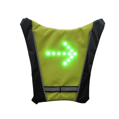 Sac à dos réfléchissant avec gilet LED rechargeable par USB