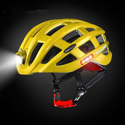 Casco da ciclismo MTB con luce ricaricabile USB