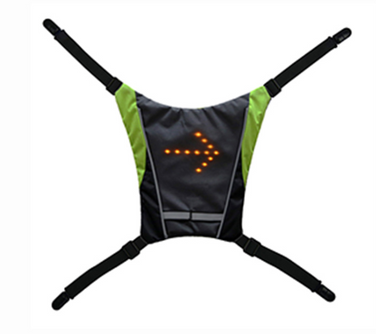 Sac à dos réfléchissant avec gilet LED rechargeable par USB