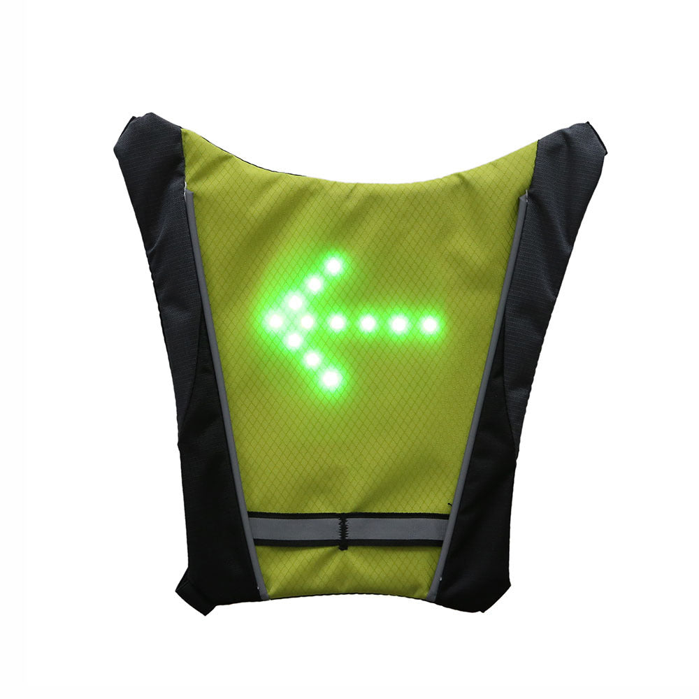 Sac à dos réfléchissant avec gilet LED rechargeable par USB