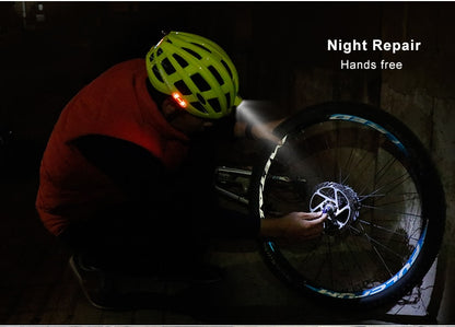 Casco da ciclismo MTB con luce ricaricabile USB