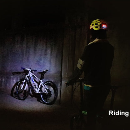 Casco da ciclismo MTB con luce ricaricabile USB